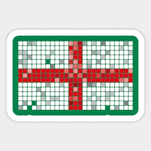 England Flag Mosaic Sticker